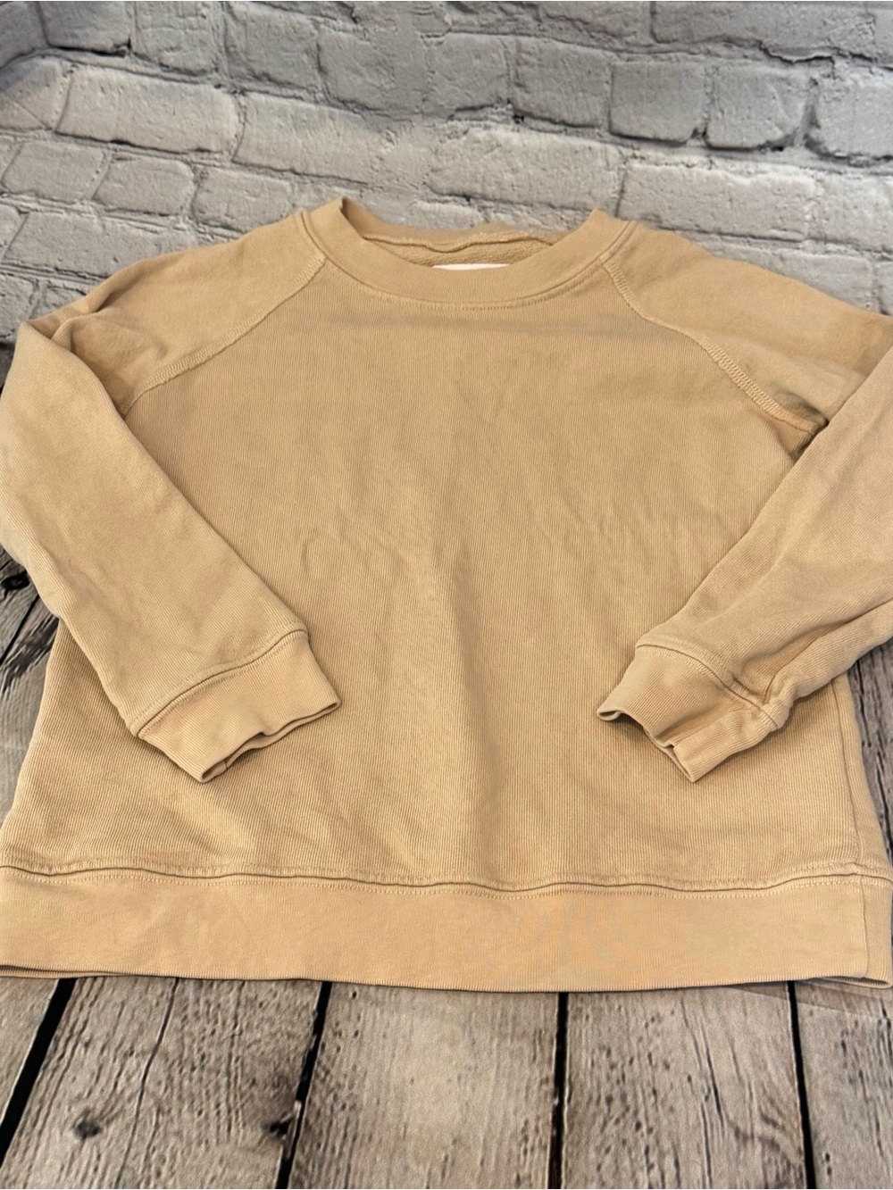 Mate the Label Kids Tan Crewneck Sweatshirt